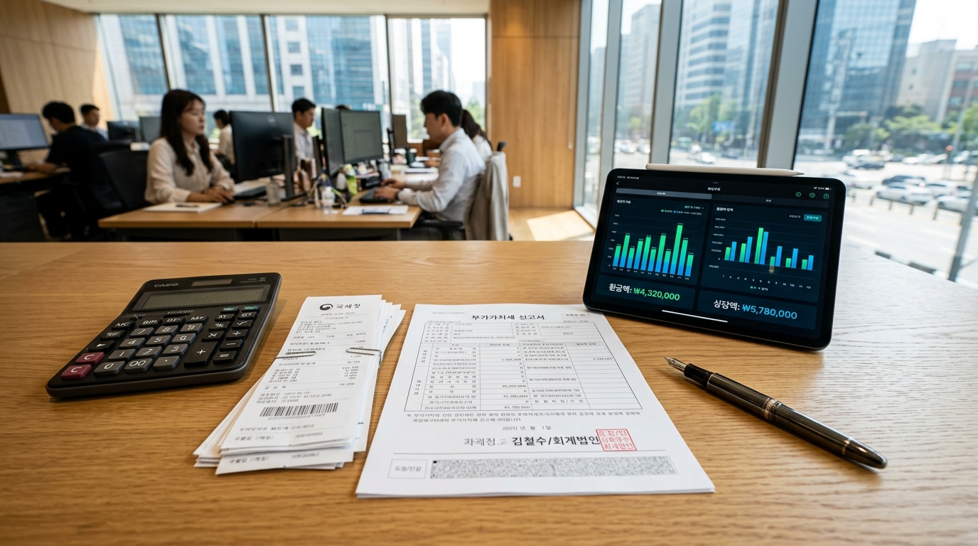 프리랜서 전문 세무사 합법 절세 가이드 (AI 생성 이미지)